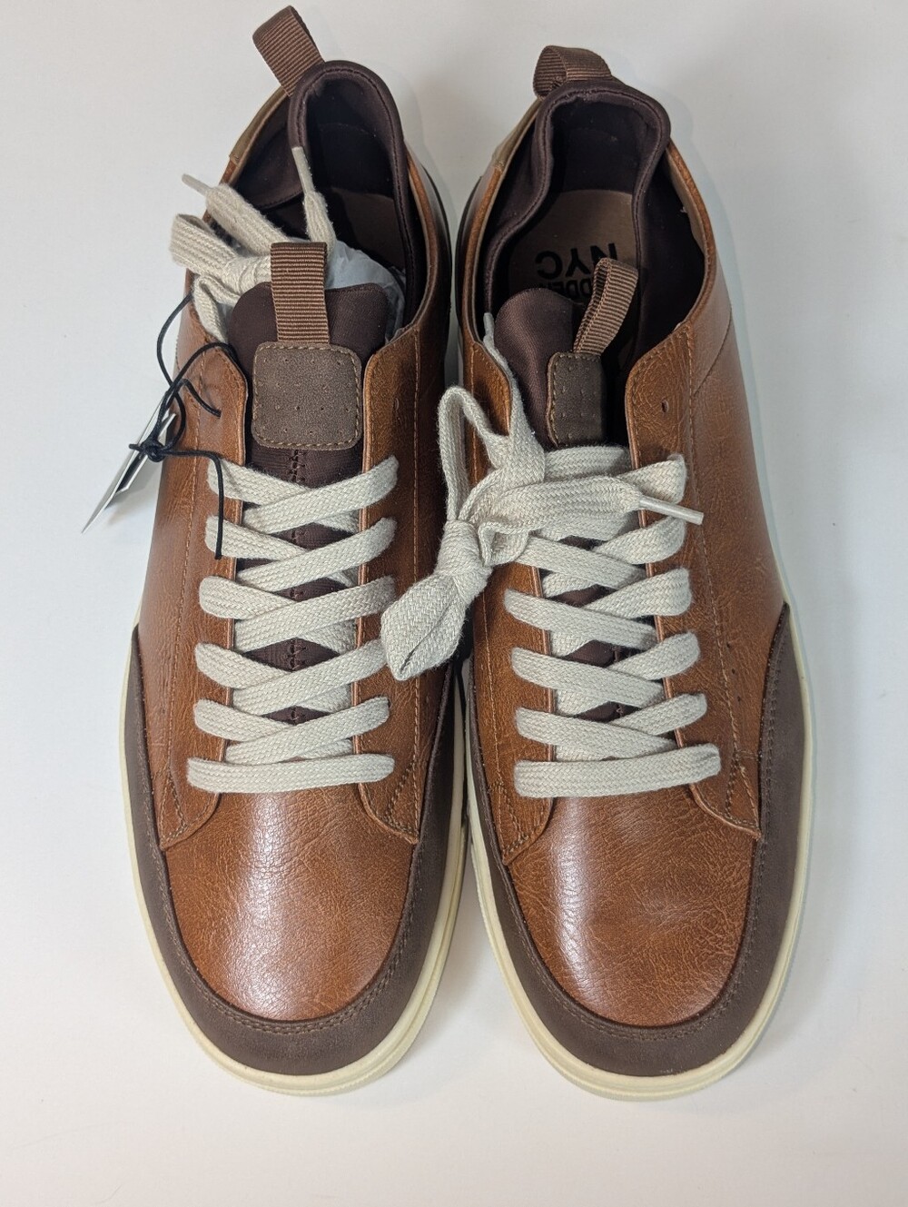 Madden NYC Men's Markk Court Casual Brown Sneakers - Picture 2 of 4